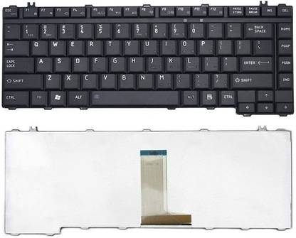SellZone Laptop Keyboard For Toshiba Equium A200 A210 A300D L300 U300 Satellite Pro L450 Tecra A11 M10 M11 Internal Laptop Keyboard (Black) Internal Laptop-size Laptop Keyboard Compatible with Desktop, Laptop, Mac
