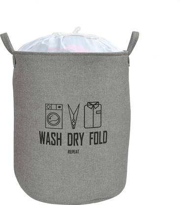 YELLOW WEAVES 63 L Grey Laundry Bag