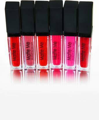 favoru Liquid Beauty Lipstick Set Of 6 (Multicolor, 36 ml)