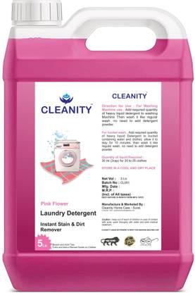 cleanity Liquid Detergent, Suitable for top load detergent and front load liquid detergent, Lily Liquid Detergent