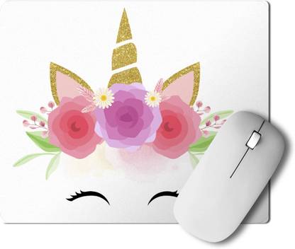 PrintingZone Unicorn Mousepad Real Unicorn Mouse Pad Printed Mouse Pad for Computer Laptop And Gaming (9 inch X 7.5 inch)(MSP-3) Non Slip Base Mousepad