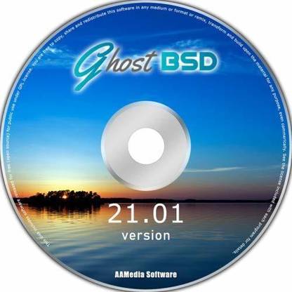 best deal GhostBSD 21.01 Desktop 64bit Live Bootable DVD Rom Linux Operating System LATEST 64