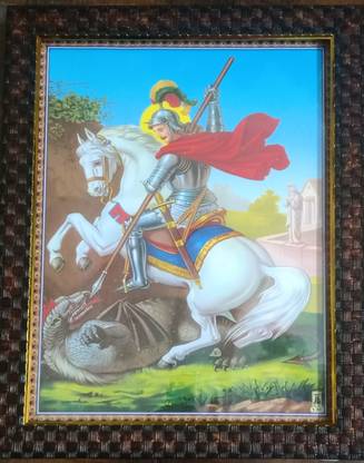 FRAMTASTIC SAINT GEORGE Religious Frame