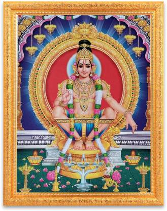BM Traders Sabarimala AyyappaN Swamy Religious Frame