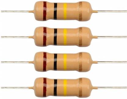 Zigshash 100K Resistor 1/4 Watt Pack of 100 pcs Fixed Resistor
