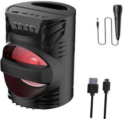 GUGGU HJN_552H_LZ 4104||WS-04|| Karaoke Speaker With Mic Super Bass Bluetooth Wireless Portable compatiable With all smart phones || Karaoke Bluetooth speaker with SD card and USB slot Wireless Bluetooth Multimedia Speaker || Wireless Speaker Ultra Loud Stereo sound || Bluetooth Speaker for Desktop PC|| Bluetooth Speaker Home Audio|| Perfect for home DJ audio player and DJ for outdoor activities || FM , Aux, TF, Speaker Phone / Wireless Speaker Compatible with all your devices. 15 W Bluetooth Party Speaker