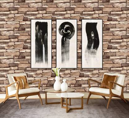 Eurotex 300 cm Wall Stickers Wallpaper Brick Design Home DIY Self Adhesive Self Adhesive Sticker