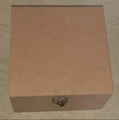 MY GIFTING FANTASY MDF SQUARE BOX 7x7x4.5 inch Hamper Box Storage Box