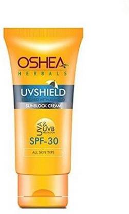 Oshea Herbal Sunscreen - SPF 50 Uvshield Sunblock Cream Gel 120g Spf-30 Set of_1