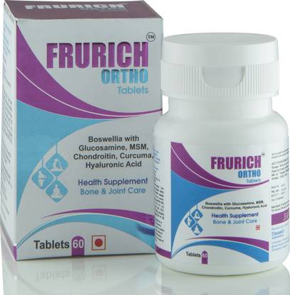 FRURICH Boswellia, Glucosamine, MSM, Chondroitin, Curcuma, Hyaluronic. Bone & Joint Care.