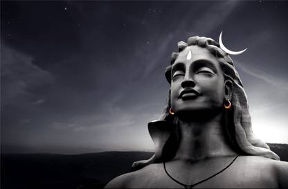 imbue Shiva self adhesive vinyl painting without frame Digital Reprint 36 inch x 72 inch Painting