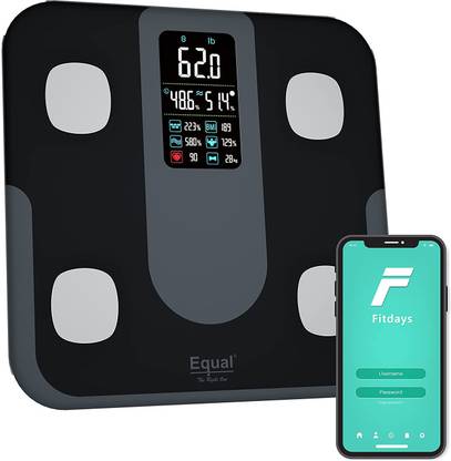 Equal Extra Large Display Digital Smart Weight Scale,SmartWireless BMI WeighingMachine BMI Weighing Scale