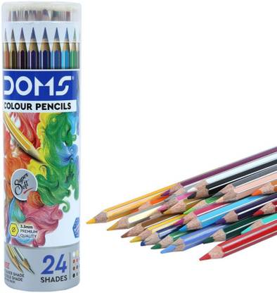 डोम्स Fsc 24 Colour Pencil round tin