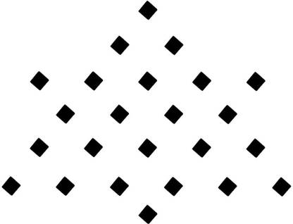 Comet Busters Handcrafted Black Square Bindis (2mm) (BV1207) Forehead Black Bindis