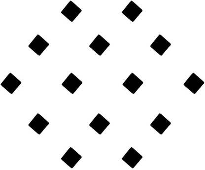 Comet Busters Handcrafted Black Square Bindis (3mm) (BV1202) Forehead Black Bindis