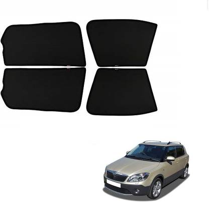 KOZDIKO Non Magnetic Half Shades for Skoda Fabia Car Curtain
