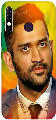 Bluvver Back Cover for Infinix Hot 8, X650C, Printed MS Dhoni,Mahendra Singh Dhoni 7 Mobile Back Cover