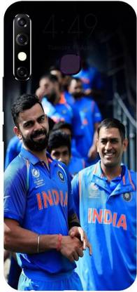 Bluvver Back Cover for Infinix Hot 8, X650C, Printed Virat Kohli Cricket Team Back Cover