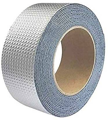 Florastic Aluminum Self Adhesive Foil Tape, UV Protection Waterproof Rubber Tape (5cmx5M) Adhesive
