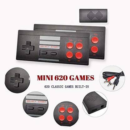 Plug & Play Wireless Video Game for Kids (8 bit Retro Built-in Games) for up to 2 Players-Multi Color Limited Edition