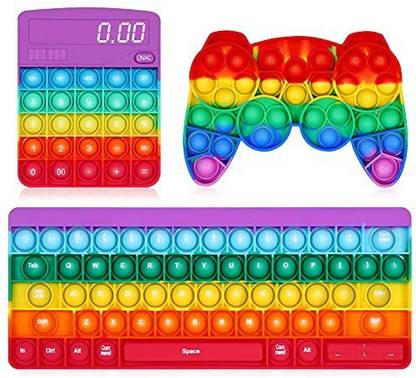 iTechjoy Keyboard and Calculator Shape Pop On It NA Gag Toy