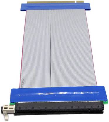 Verilux PCI-E Extender Cable PCIe 16x to 16x Flexible GPU Riser Adapter Card Extender Cable GDDR3 256 MB NVIDIA Chipset 128 bit 612 MHz Graphics Card