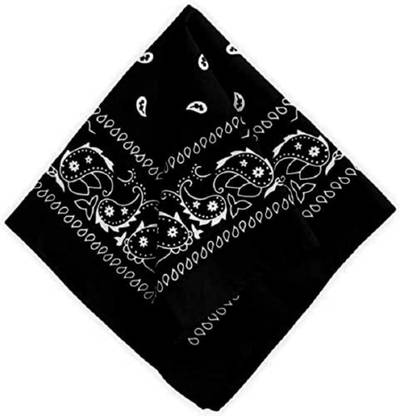 REN Printed Handkerchief ["Black and White"] Handkerchief