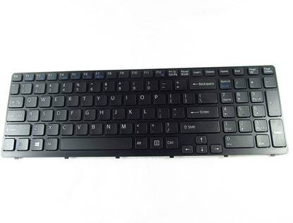 SellZone Laptop Keyboard For Sony VAIO E 15.5 E15 SVE15 SV E15 SVE17 SV E17. Internal Laptop-size Laptop Keyboard Compatible with Desktop, Laptop, Mac