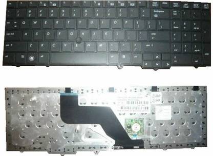 SellZone Laptop Keyboard For HP Elitebook 8540p 8540w Without Pointing Stick Laptop Keyboard Replacement Key