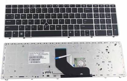 SellZone Laptop Keyboard For HP EliteBook 8560p ProBook 6560b 6565b 6570b 6575b Laptop Keyboard Replacement Key