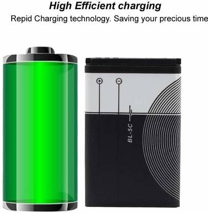 SV Enterprises Mobile Battery For  All Nokia Phone -1100, 2310, 3100, 6030, Nokia 8 HE328, 1200 1208 1280 1600 2310 2600 2700 E50 E60 N70 N71 N72 Mobile Battery Compatible for BL 5C - All Nokia Phone -1100, 2310, 3100, 6030, Nokia 8 HE328, 1200 1208 1280 1600 2310 2600 2700 E50 E60 N70 N71 N72