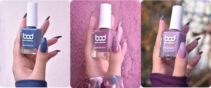 बैड कंपनी No Toxin Nail Lacquer Courage to Change Combo Pack of 3 (10mlX3) करेज टू चेंज3