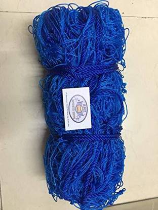 Amz Sports Nets Football Practise NET Nylon 25x9x6 (ONE Pair Blue) Football Net