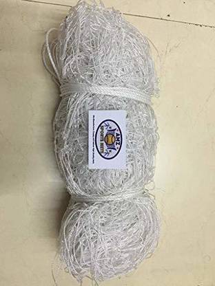 Amz Sports Nets Football Practise NET Nylon 25X9X6 (ONE Pair White) Football Net