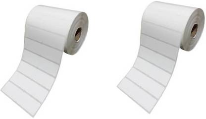 youlogic 50 mm X 30 mm, (White) Direct Thermal Barcode Labels (DT), Set of 2 Roll, 3000 Labels In Roll, No Need Carbon Ribbon, Labels/Roll for Desktop Printer TSC, Zebra, Citzen, WEP, Datamax, Thosiba, Sato etc. ) ,Paper Label Stickers,2’’up (Smooth White) Self-adhesive Paper Label