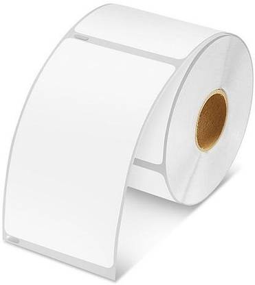 youlogic 27 mm X 54 mm, (White) Direct Thermal Barcode Labels (DT), Set of 1 Roll, 600 Labels In Roll, No Need Carbon Ribbon, Labels/Roll for Desktop Printer TSC, Zebra, Citzen, WEP, Datamax, Thosiba, Sato etc. ) ,Paper Label Stickers,1’’up (Smooth White) dt Paper Label