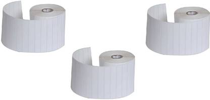 youlogic 25 mm X 15 mm, (White) Direct Thermal Barcode Labels (DT), Set of 3 Roll, 8000 Labels In Roll, No Need Carbon Ribbon, Labels/Roll for Desktop Printer TSC, Zebra, Citzen, WEP, Datamax, Thosiba, Sato etc. ) ,Paper Label Stickers,4’’up (Smooth White) dt Paper Label