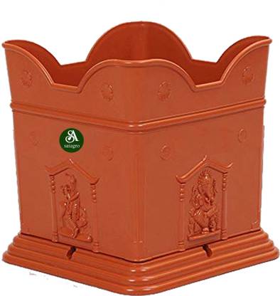 SAIAGRO SAI AGRO 8INCH TULSI PLANTER PACK OF 1PIECE Plant Container Set