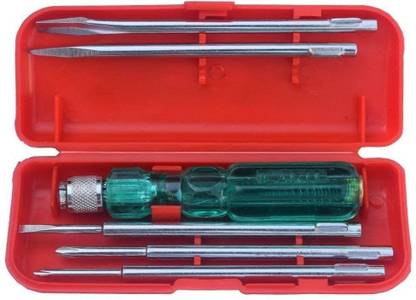 Exotic Arcade Screwdriver kit with Bulb- 5 Pieces Long Handle Screwdriver Set