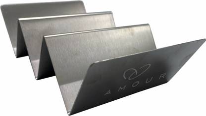 AMOUR Safe Stainless steel Taco Holder Serving Set
