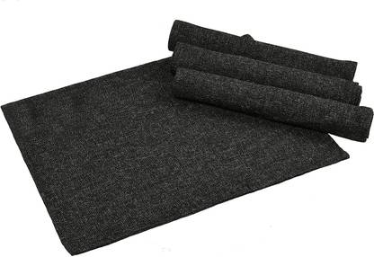 YELLOW WEAVES Rectangular Pack of 4 Table Placemat