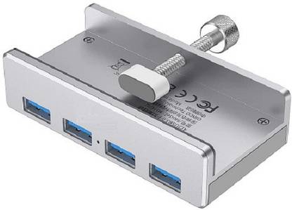 Nsinc USB3.0 HUB with Extra Power Supply Port 4 Ports Clip-Type USB HUB Splitter Station for Laptop/Computer Desk-Upgraded Version USB3.0 HUB with Extra Power Supply Port 4 Ports Clip-Type USB HUB Splitter Station for Laptop/Computer Desk-Upgraded Version USB Hub