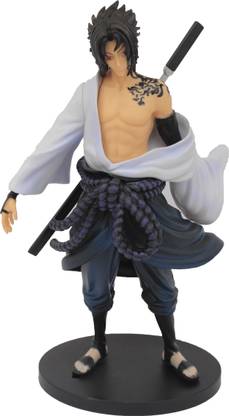 व्हाइट पॉपकॉर्न Naruto Anime Sasuke Uchiha - B Action Figure