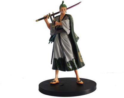 WHITE POPCORN One Piece Anime Roronoa Zoro- B Action Figure