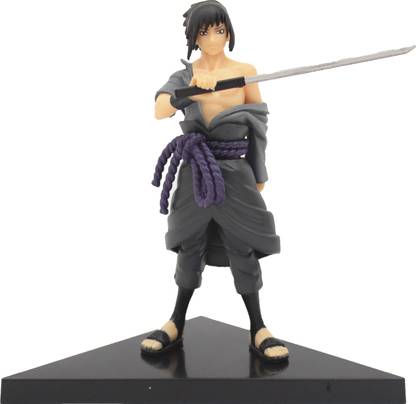 OFFO Naruto Anime Sasuke Uchiha - E Action Figure [20 cm] for Home Decors, Office Desk and Study Table