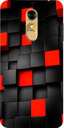 METOO Back Cover for Zte Blade A910, Black Red Box design back cover, Zte Blade A910 Printed back cover Print :: 658