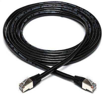 techut LAN Cable 1 m CAT6 Snagless Shielded STP Gigabit Metal RJ45 Connector Ethernet CAT 6 Network Cable Patch Cord