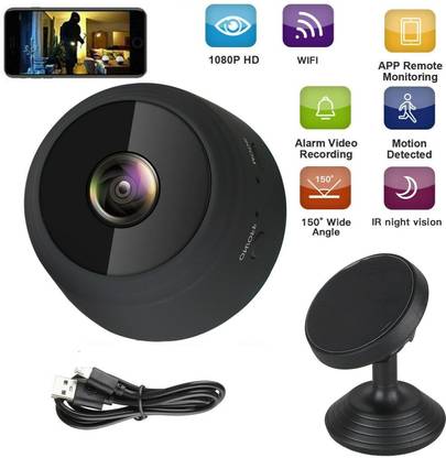 JRONJ 1080P HD WiFi Hidden Camera, Portable Small Wireless Home Security Surveillance Cameras with Night Vision, Motion Detection_ Remote View for iPhone_Android Phone_iPad PC Security Camera