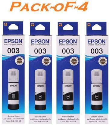 BRSA Epson 003 Epson set of 4 L3110 , L6160 Black Black Ink Bottle