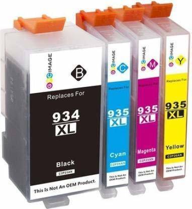 ST-SCANTER 934XL&935XL COMBO INK CARTRIDGE for USE IN OFFICEJET 6812 6830 6815 6835 6230 Black Ink Cartridge